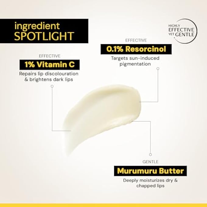 rayihni DECONSTRUCT BRIGHTENING LIP BALM WITH SPF 30 | FOR DARK, PIGMENTED, DRY, FLAKY LIPS | VITAMIN C FOR BRIGHTENING | SUN DAMAGE AND DISCOLORATION PROTECTION | GLOSS FINISH - Image 4